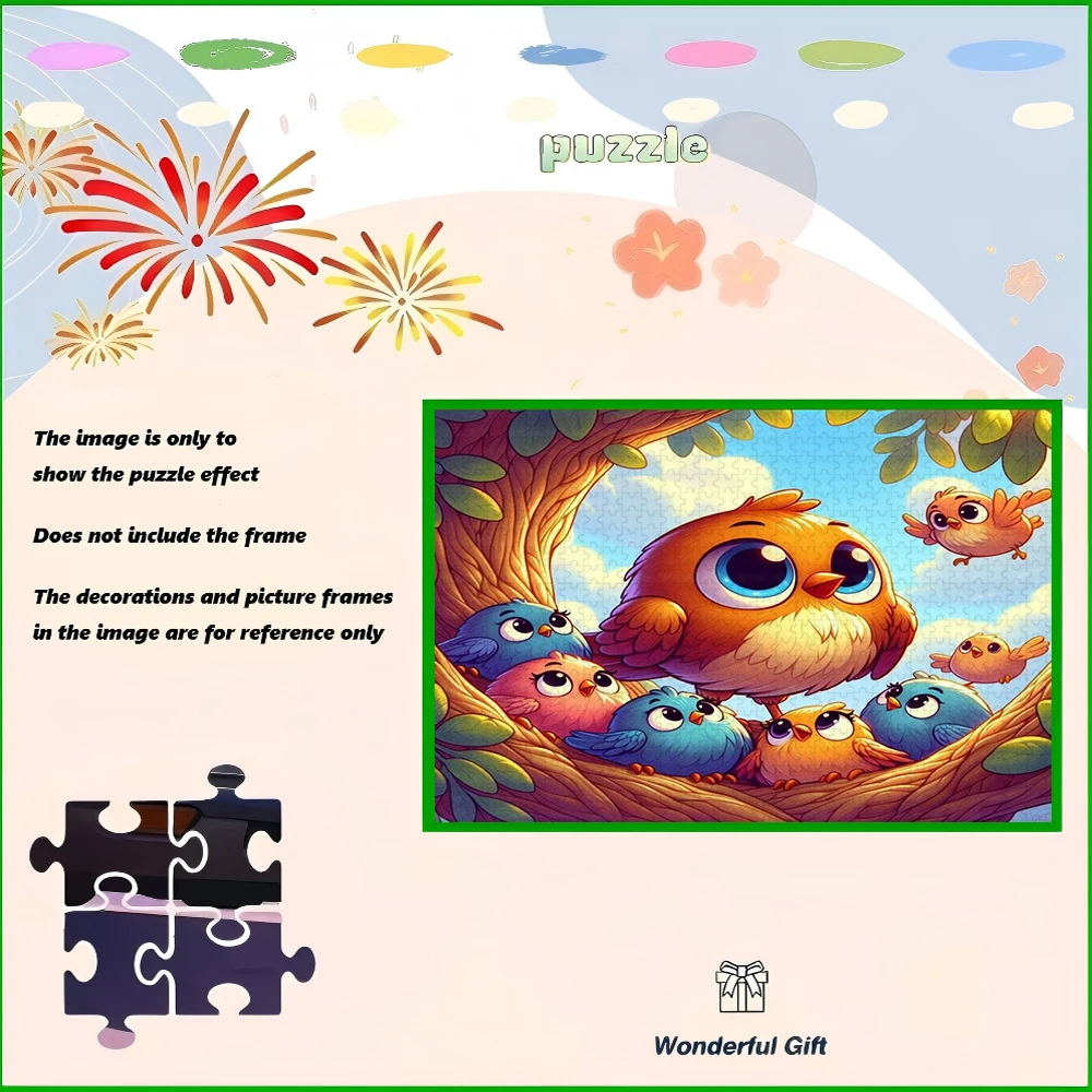A 500/1000pcs Adult Puzzle, High Quality, a Fun Family Game for Stress Relief, Perfect for Birthdays, Christmas, Halloween, An view 4
