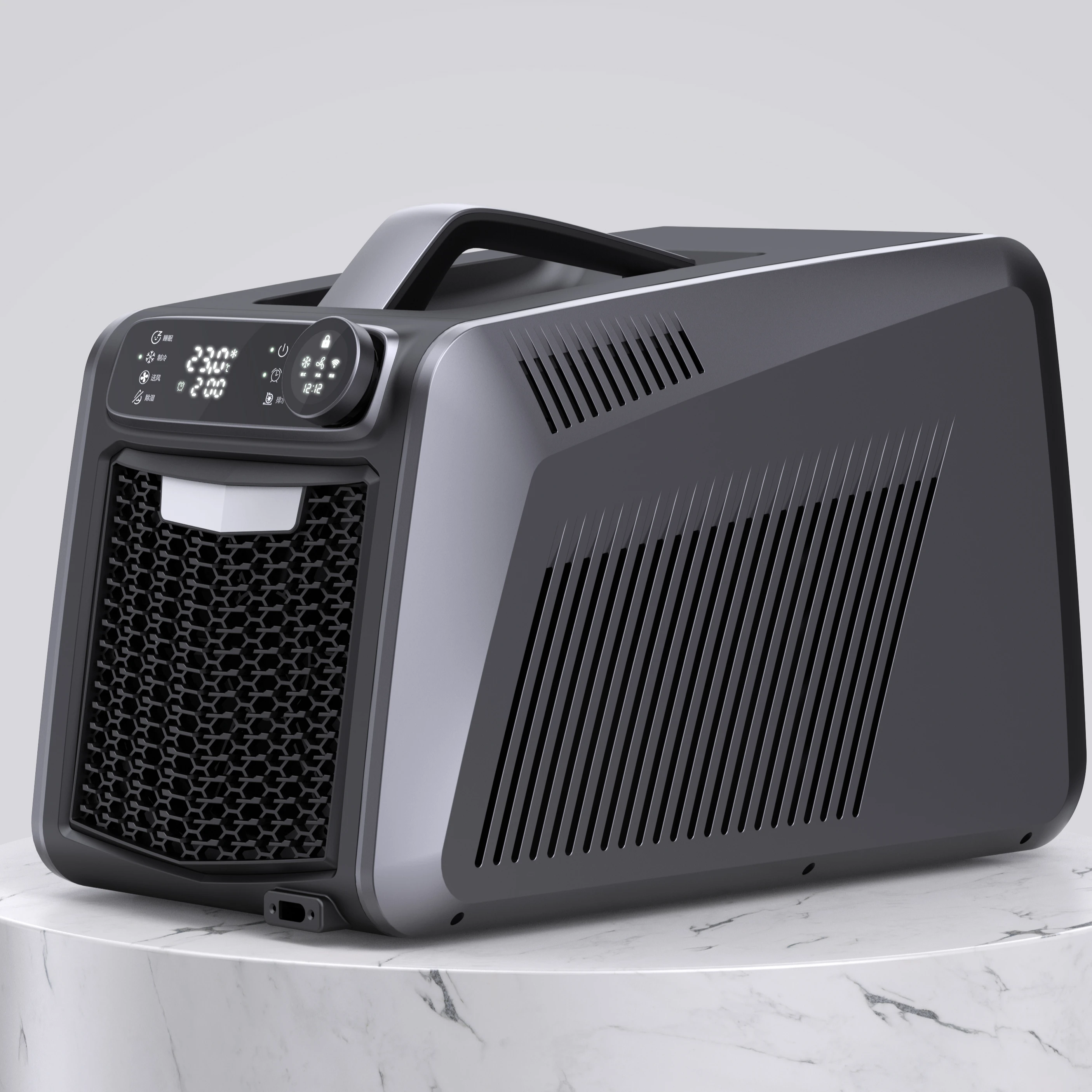 Portable Air Conditioner 5600BTU, 12/24V Cooling for Room Camping Truck, High Capacity Mobile AC Unit