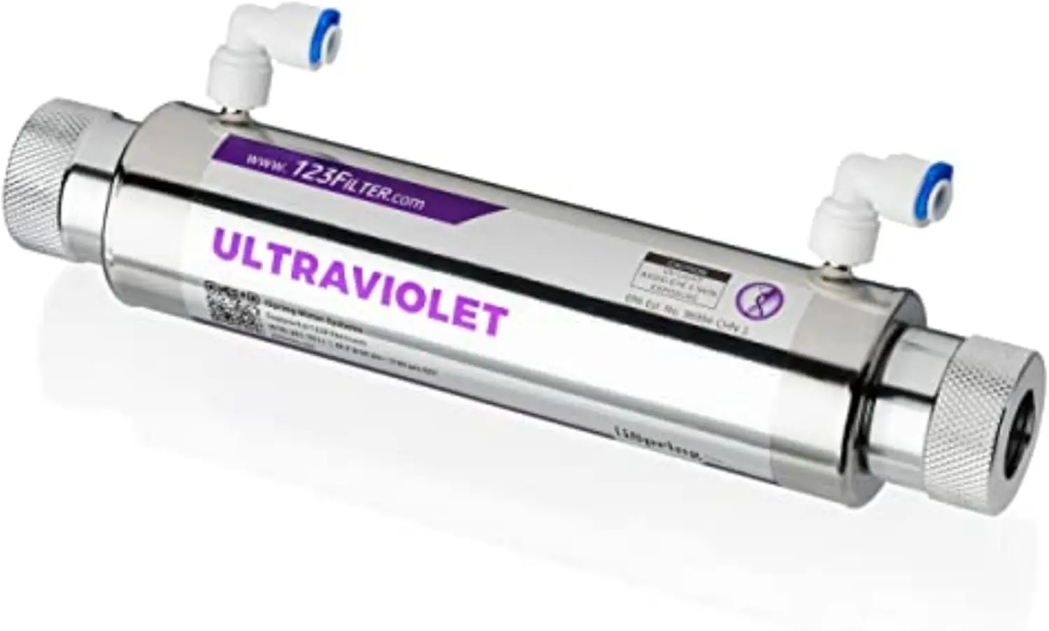 Filtro de agua con luz ultravioleta UV de 11W con interruptor de control de flujo inteligente, 110V, 10 pulgadas para agua potable limpia