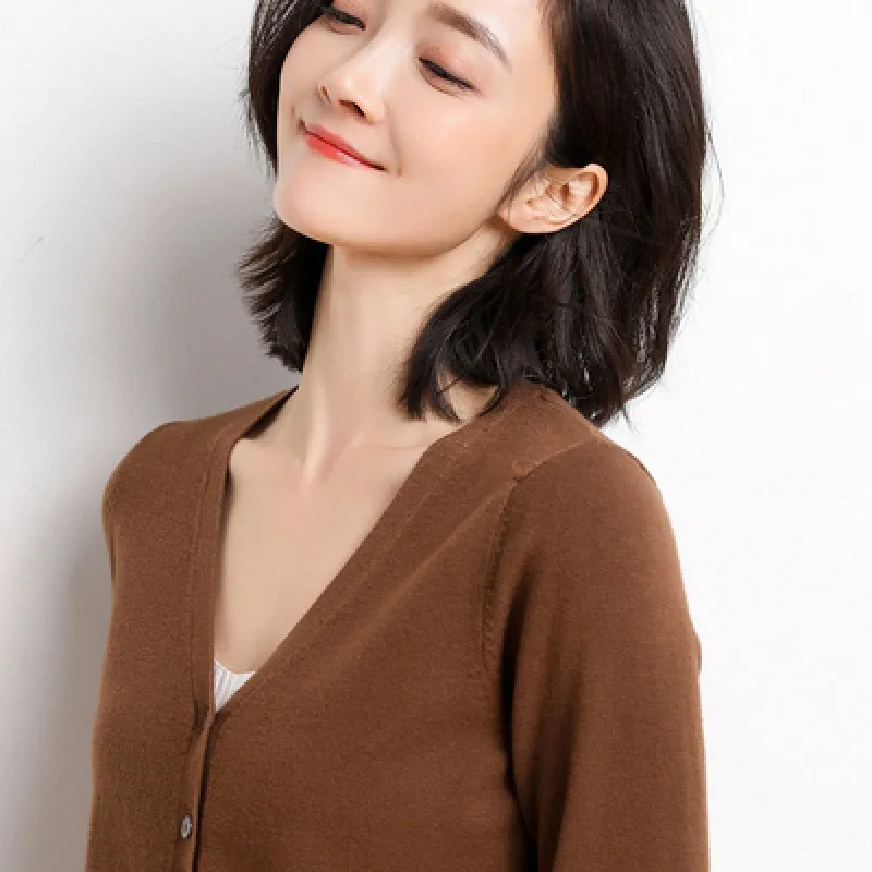 2025 جديد الخامس الرقبة مزاجه الصغيرة عطرة الرياح المرأة سترة فضفاضة سترة جميع سترة معطف عرض خاص سترة #6