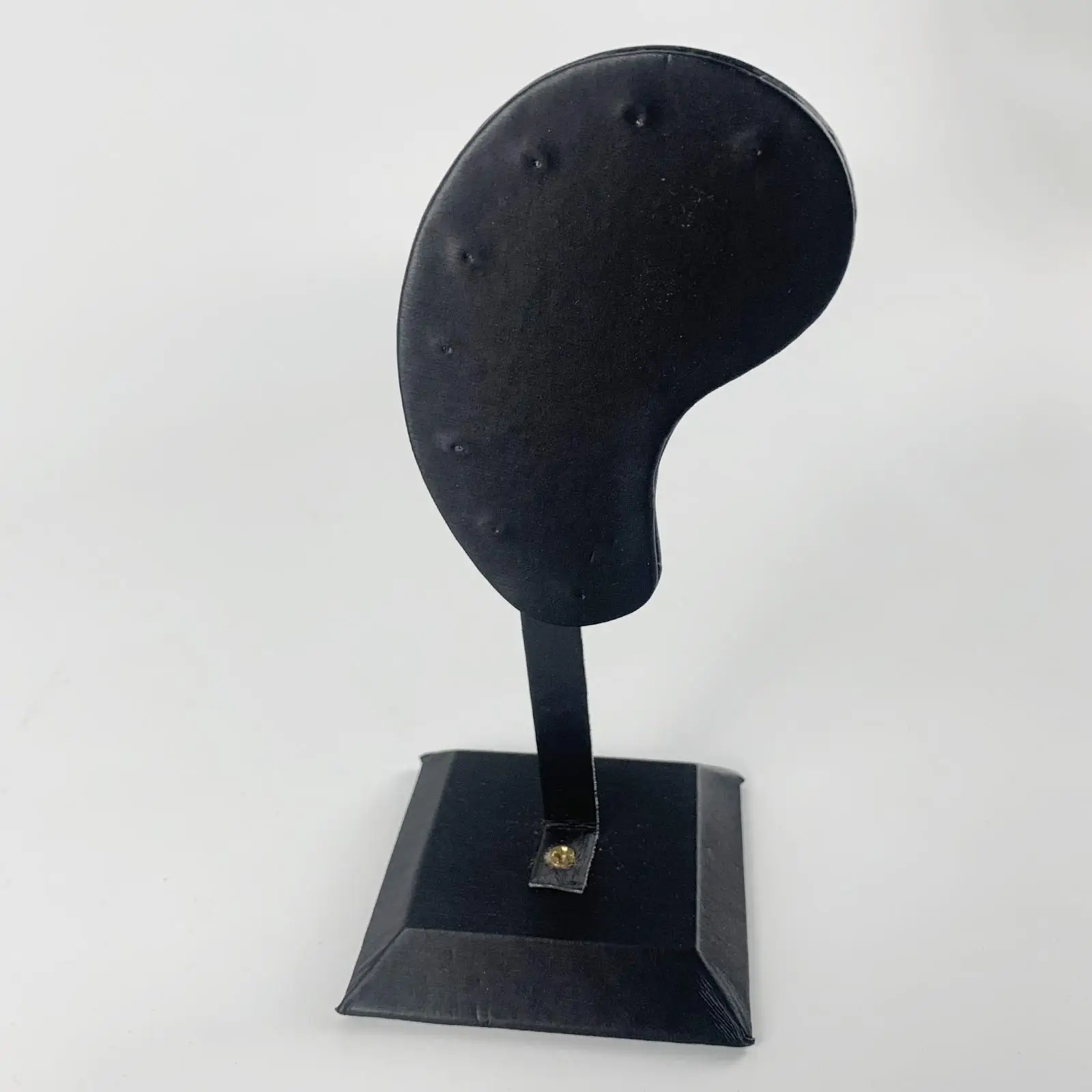PU Leather Ear Shaped Earring Holder Ear Organizer for Woman Table Collection