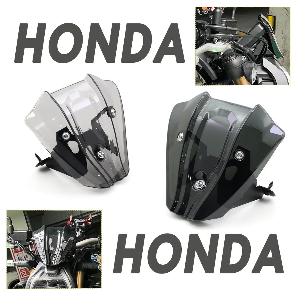 

For Honda CB650R CB650R CB 650 R 2024-2025 Motorcycle Front Windshield WindScreen Windshield Visor Deflector Airflow Wind