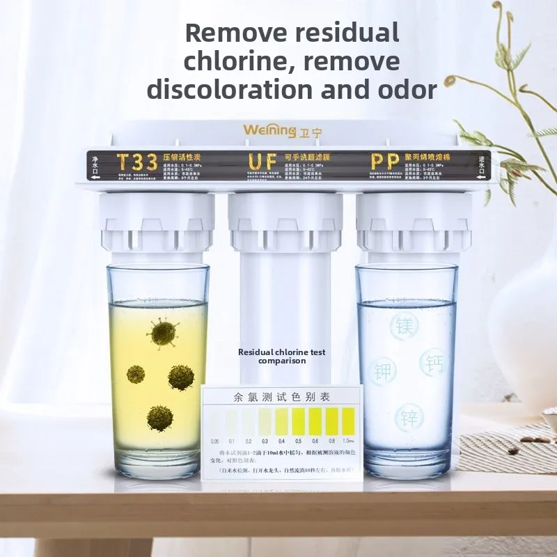 Household direct drinking faucet water purifier, kitchen tap water, well water pre-filter removable hand-washed filter element