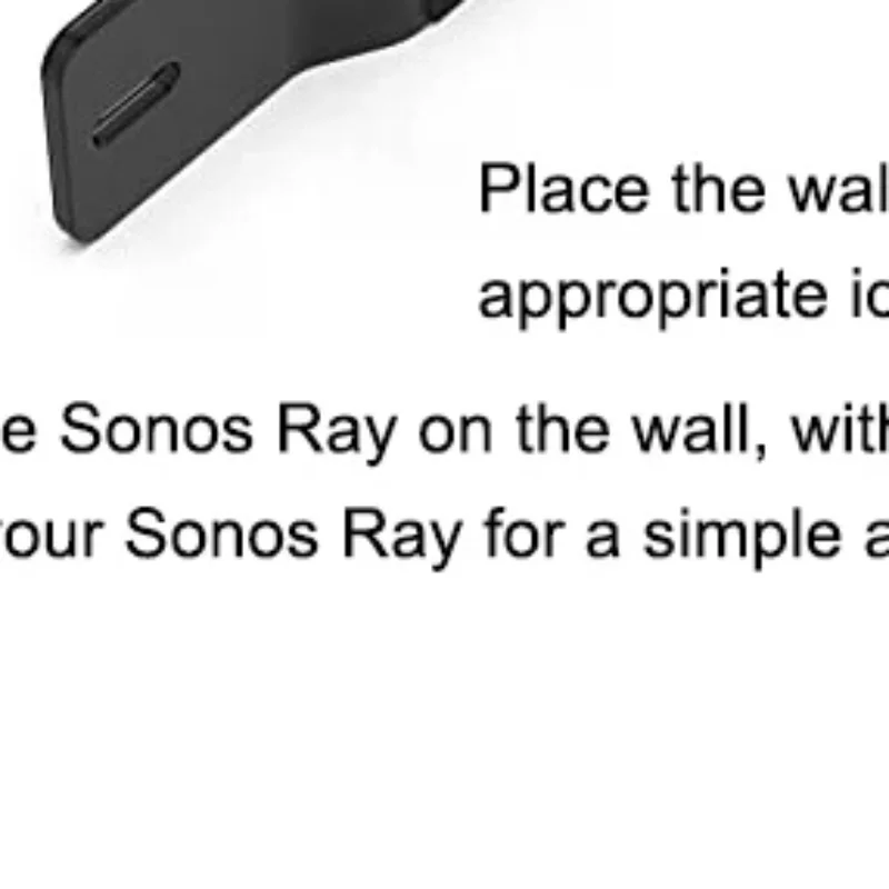 Soundbar Wall Mount Bracket Floating Style Mounting Bracket Accessories For Sonos Ray Soundbar Mount Wall Under TV