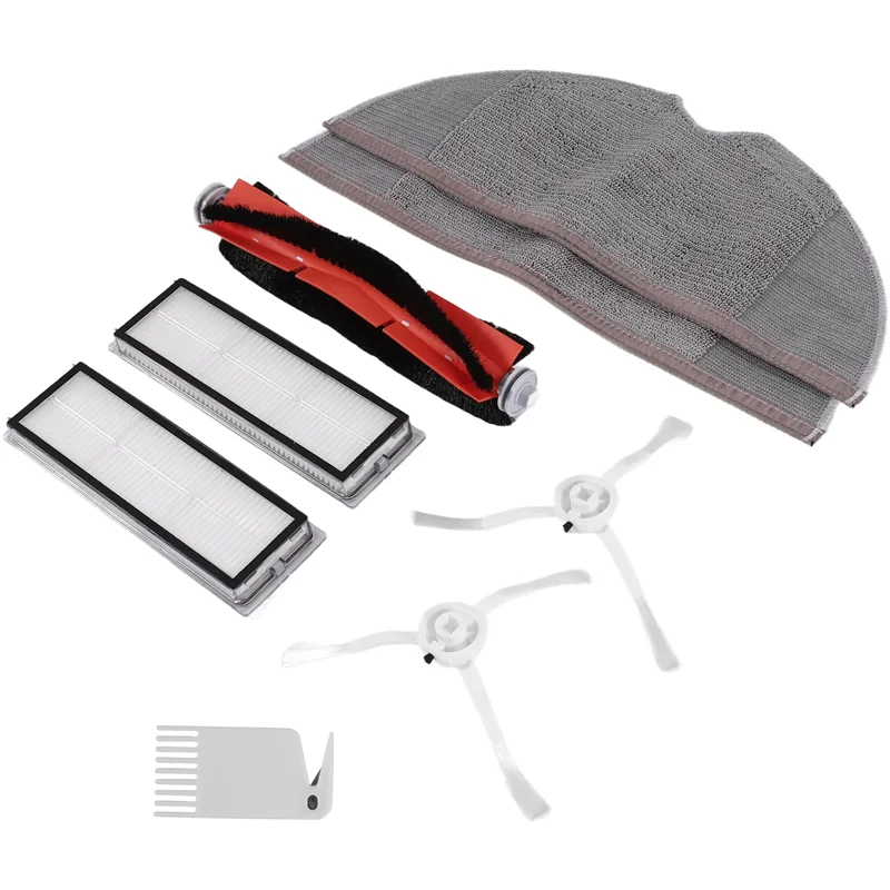 ABRG-запасные части для Xiaomi Mijia 1C, робот-пылесос для подметания и мытья полов, основные щетки, фильтры, боковая щетка