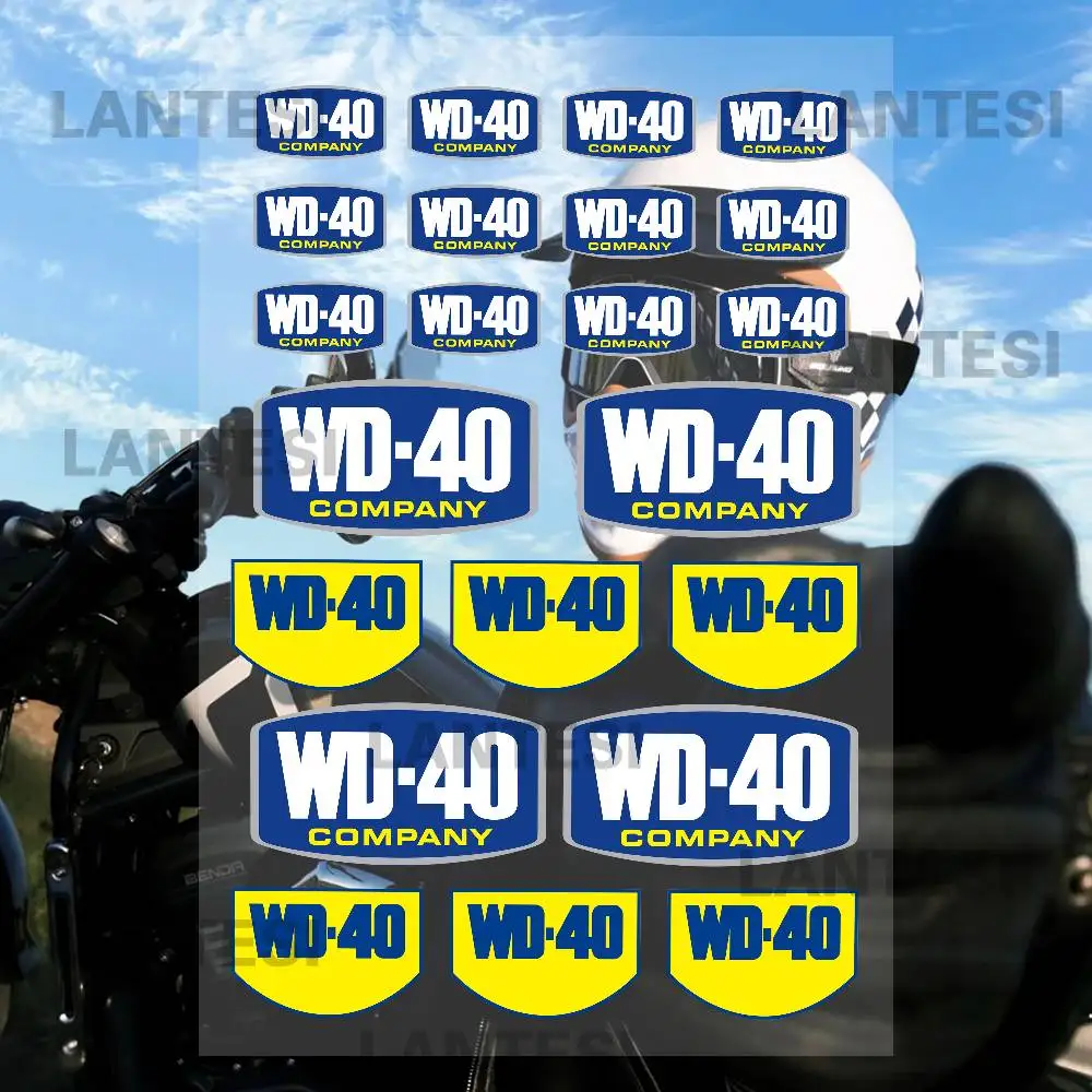 Wd-40 Anime Stickers Set Waterproof Vinyl Decals For Laptop Phone Case Helmet Motorcycle Skateboard Car Luggage