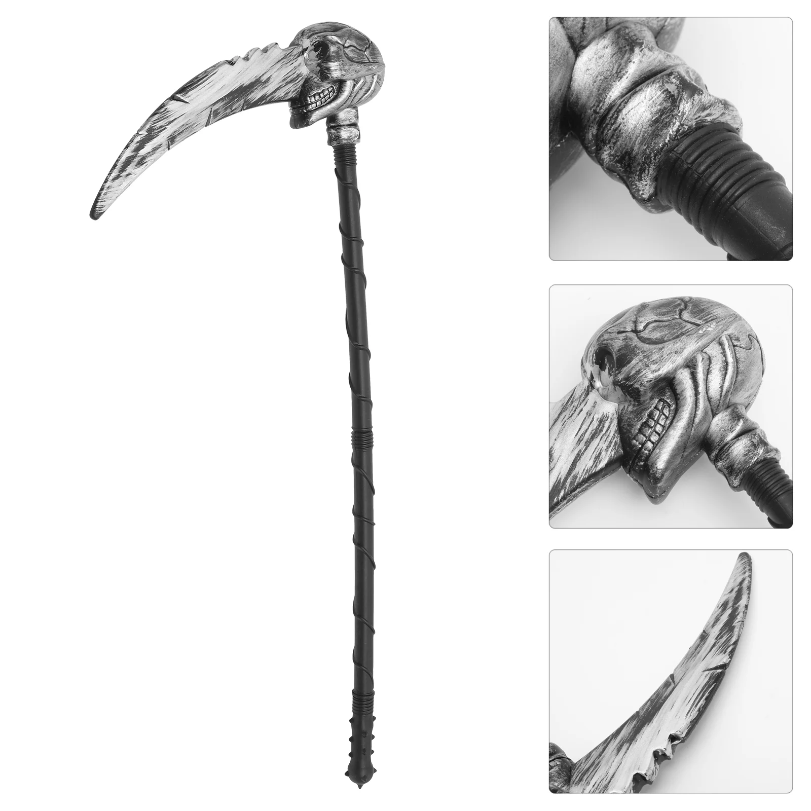 Halloween Scythe Decor for Performance Decorate Accessories Party Cosplay Toy