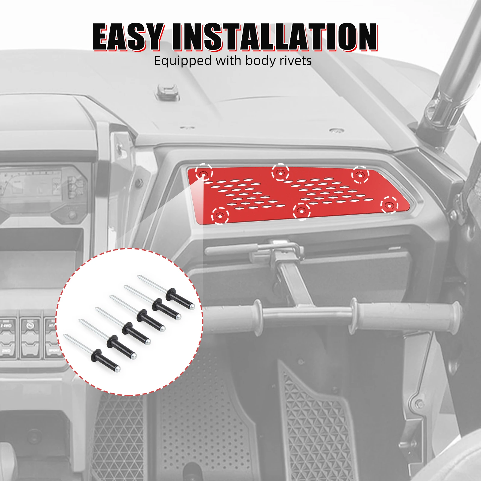 

NICECNC Talon 1000R UTV Dash Plate for HONDA TALON 1000X 1000RS 1000XS 1000X-4 Aluminum Alloy