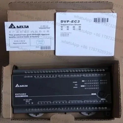 

DVP40EC00R3 DVP40EC EC3 Series Standard PLC DI 24 DO 16 Relay 100-240VAC