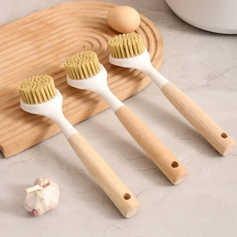 Wok Brush Household Kitchen Washing Pot Washing Pot Kitchen Stove Bowl Plate Cleaning Descaling Cleaning Brush