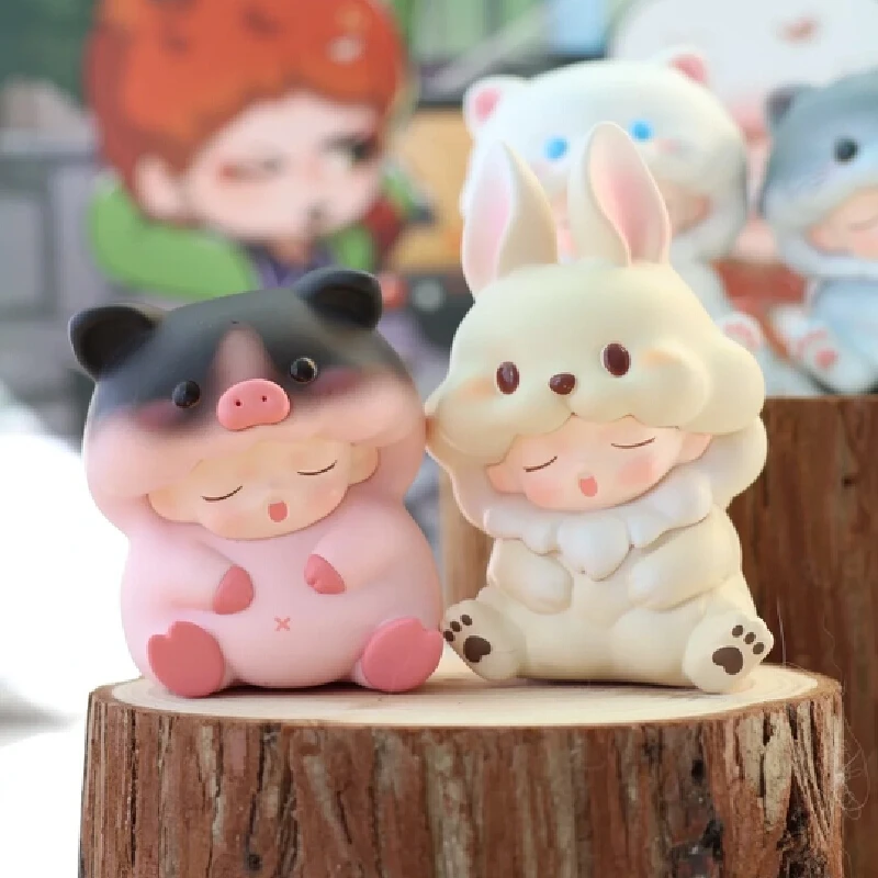 Miniso Odd And Even Chao Le Yumo Yunmeng Nuannuan è vicino a te Serie Blind Box Kawaii Figure Giocattoli alla moda Nuovi regali per ragazze