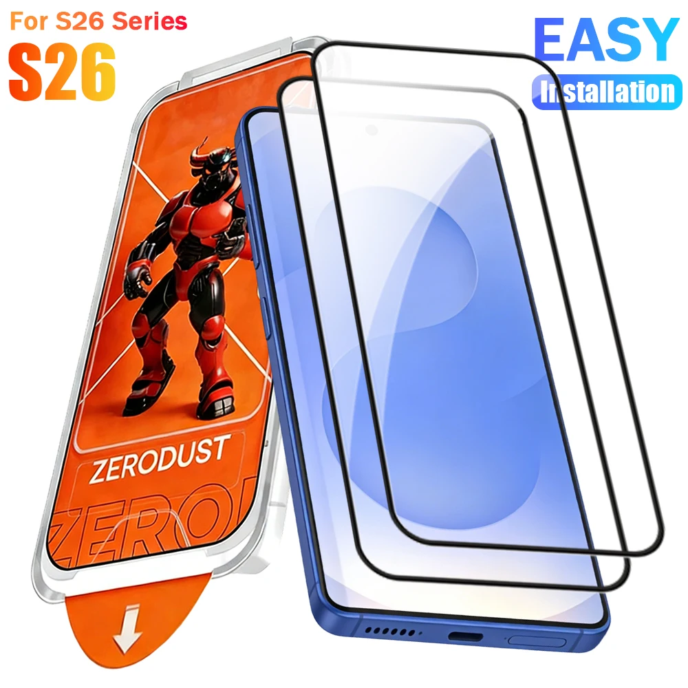 

1-3PCS Screen Protector for Samsung Galaxy S26 Plus Ultra Easy Installation Tempered Glass Anti-Scratch Clear HD Protective Film