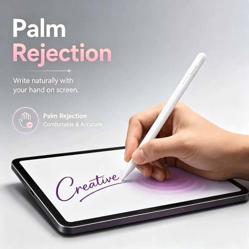 For iPad Pencil 2025 M3 Stylus Pen for Air 6 M2 Pro M4 M5 with Palm Rejection for iPad Pro 11 12.9 13 7/8/9/10/11th Mini5 6 7