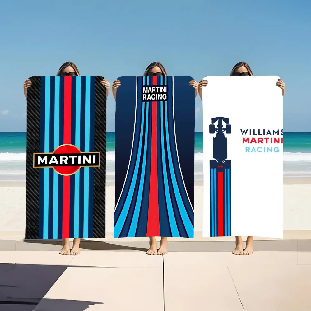Marke M-Martini R-Racing L-Logo Handtuch Mikrofaser-Strandtuch, schnell trocknend, sandfrei, ultrafeine Fasern, superweich.