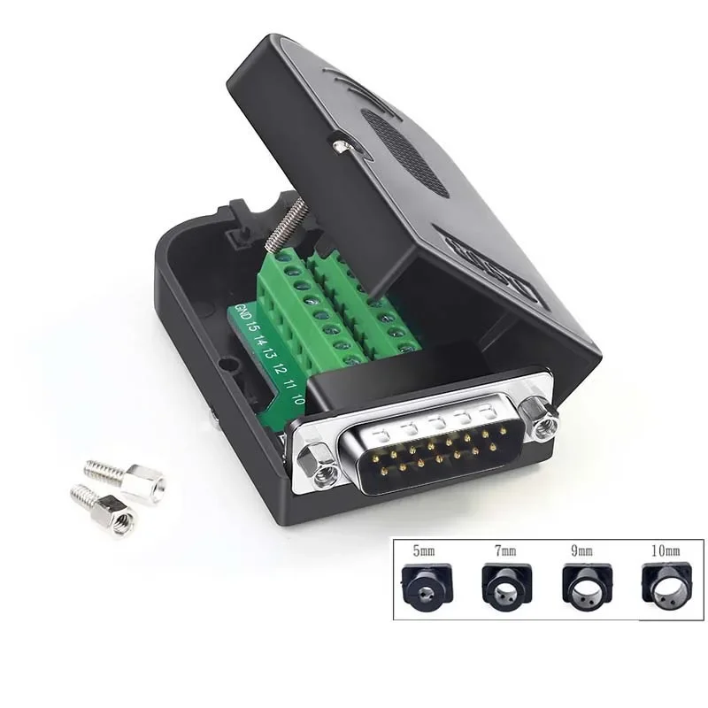 DB15 コネクタ D-SUB アダプタ 15 ピン ブレークアウト ボード オス