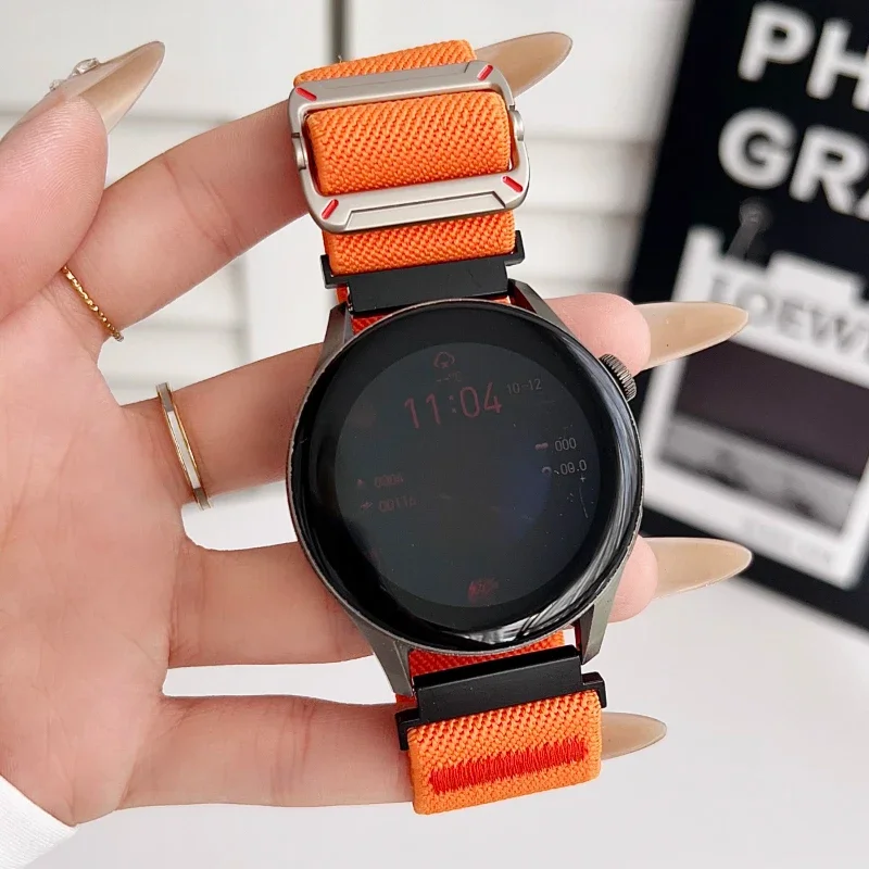 22 mm elastisches Nylonband für Xiaomi Watch 2 Pro S4 S3 S2 S1 Pro Active geflochtenes Uhrenarmband für Mi Watch Color Miwatch Color 2 – Detail 13