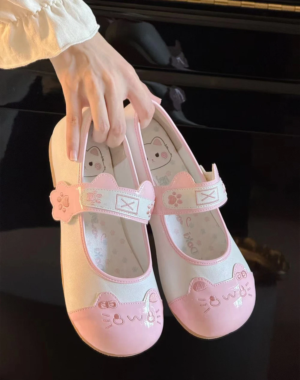 

Japanese Original Cute Lolita Mary Jane Small Leather Shoes Lo Shoes Cute Girl Sweet Round Head Low Heel Lolita Shoes for Women