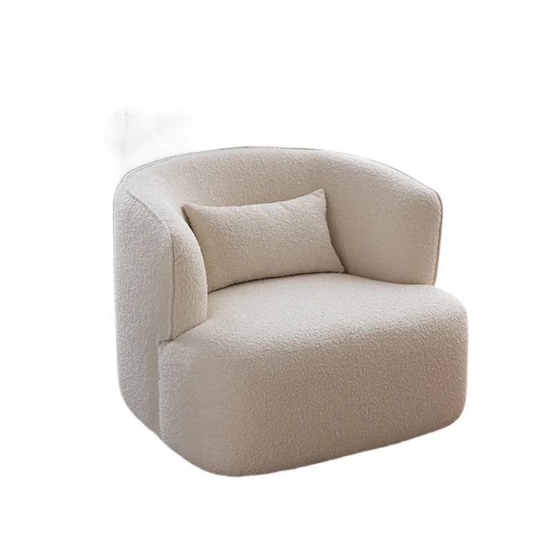 

American modern simple Internet celebrity single sofa small apartment ins design fabric sofa chair