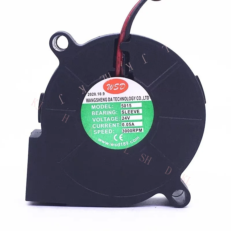 NN    FOR  WSD SLEEVE 5015 24V 0.05A 5CM 2-Wire Turbo Blower Humidifier Fan