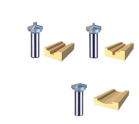 

3 шт./набор, концевые фрезы для гравировки по дереву