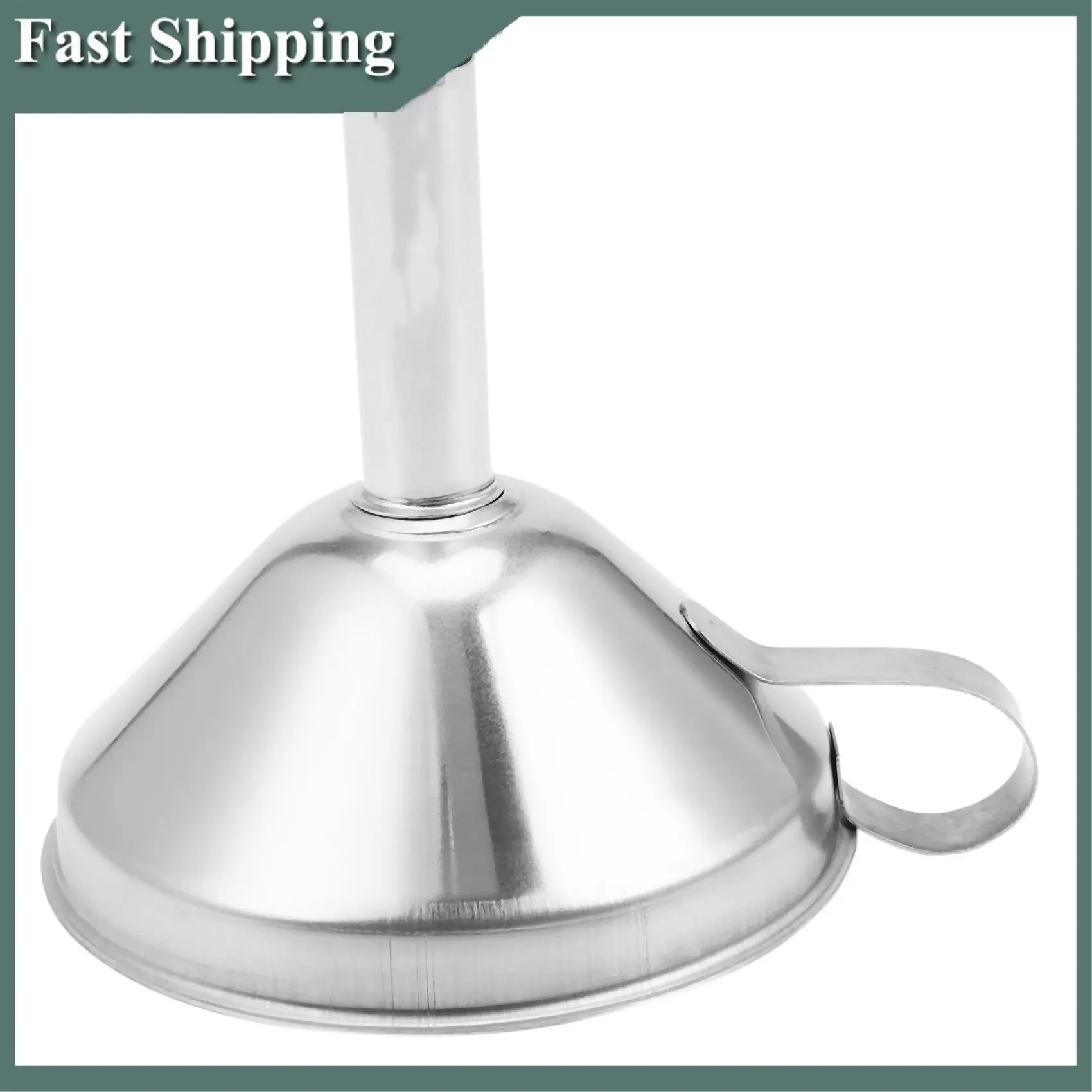 -MEOF Stainless Steel Kitchen Funnel With Detachable Filter For Transporting Liquids& Fluid, Adding Ingredients Jams And Marmala