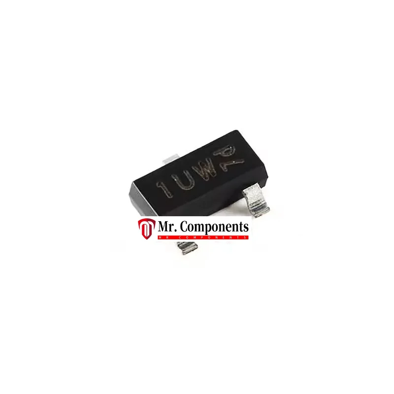 20PCS PESD5V0U2BT,215 SOT23-3（Marking：1UW）Ultra low capacitance bidirectional double ESD protection diode New In stock