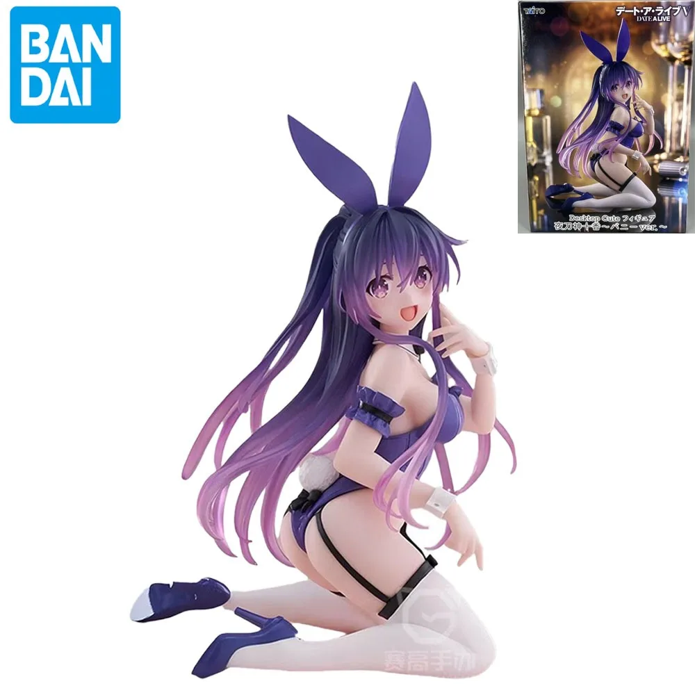 

In Stock Taito Original Genuine Date A Live IV Desktop Cute Figure Yatogami Tohka Bunny Ver. 13cm Collections Model Toy Figures