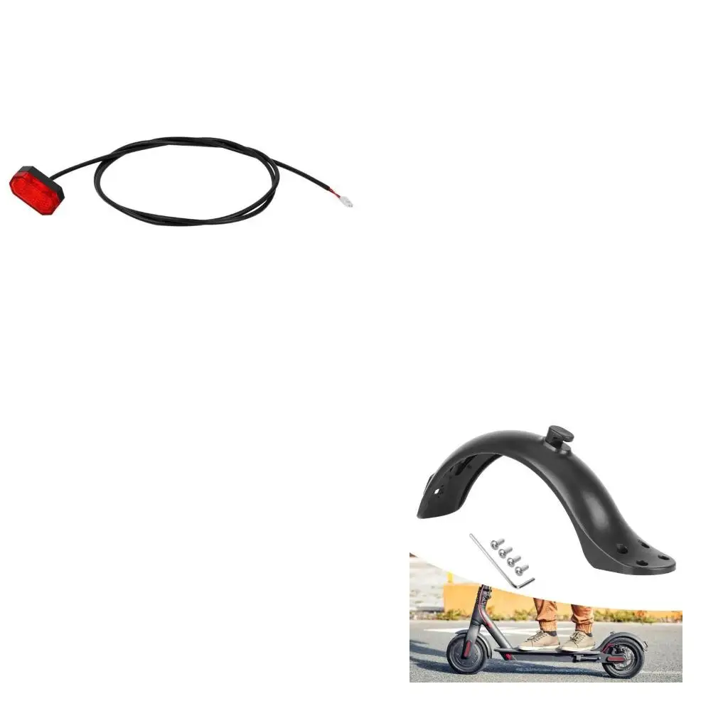  Weather Resistant Rear Mudguard 4 Hole Setups Upgrades for Electric Scooters