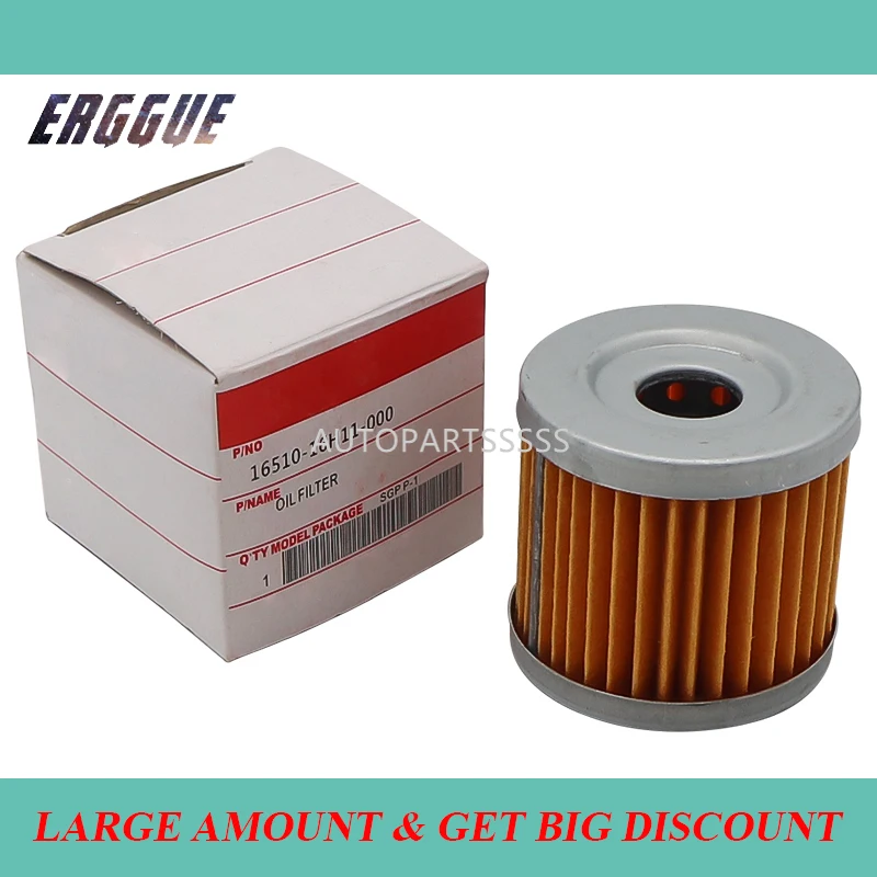 Genuine Engine Oil Filter 16510-16H11-000 1651016H11000 For Suzuki RMZ250 RMZ450 RMX450Z KX250F Engine Parts