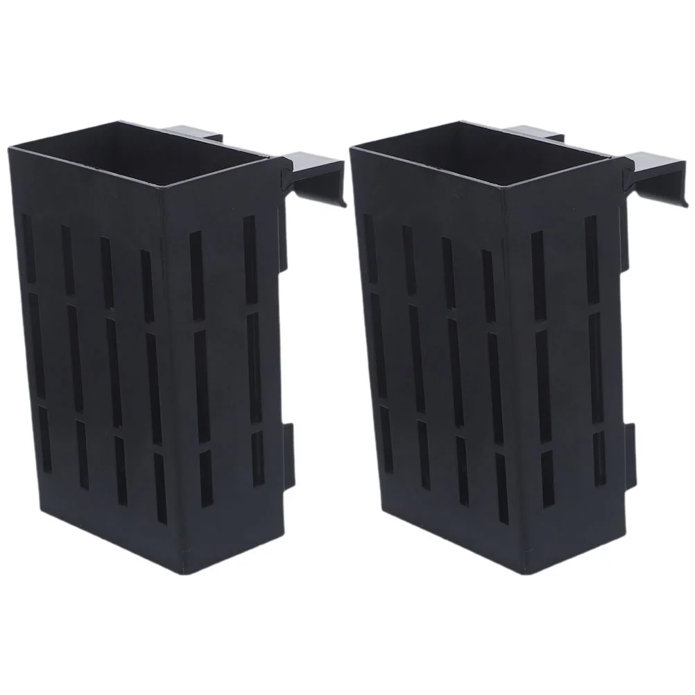 2 Pcs Aquarium Plant Stand Fish Tank Pot Supplies Accessories Micro-wave Oven Aquatic Holder Plastic Hanging Planter