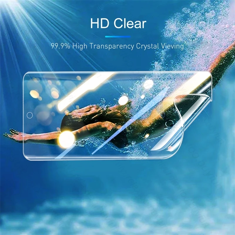 8 In 1 999D Hydrogel Film For Redmi13 Redmi 13 4G Case Full Glue Screen Protector Camera Glass Little Poko Poco M 6 M6 PocoM6 4G