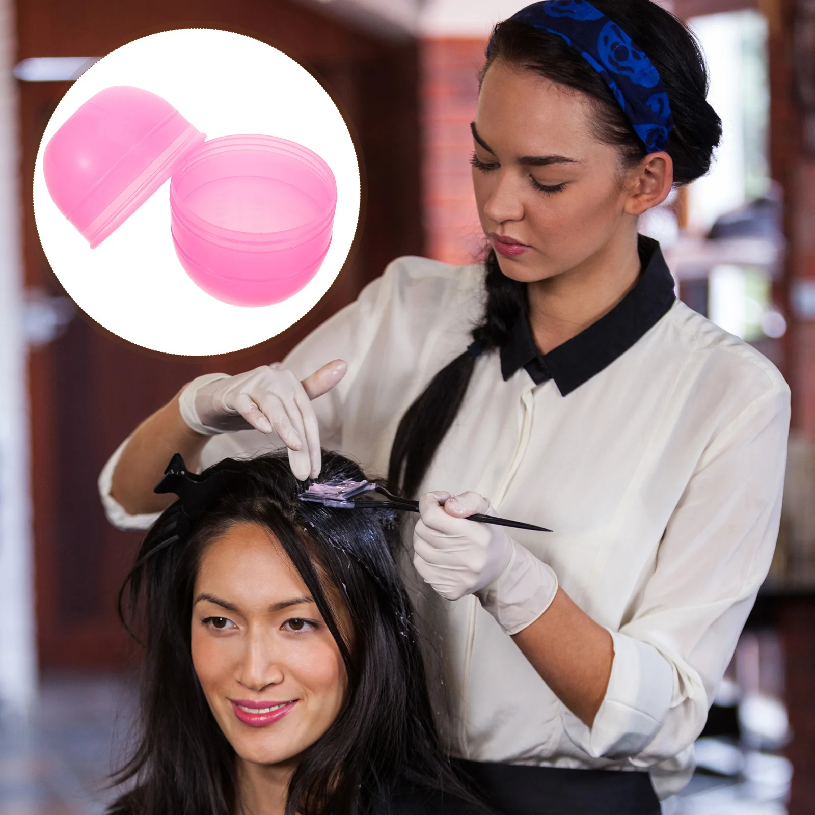 

Универсальная чашка для смешивания окрашивания волос с весами, профессиональный салонный аксессуар для последовательных результатов, проекты «сделай сам»