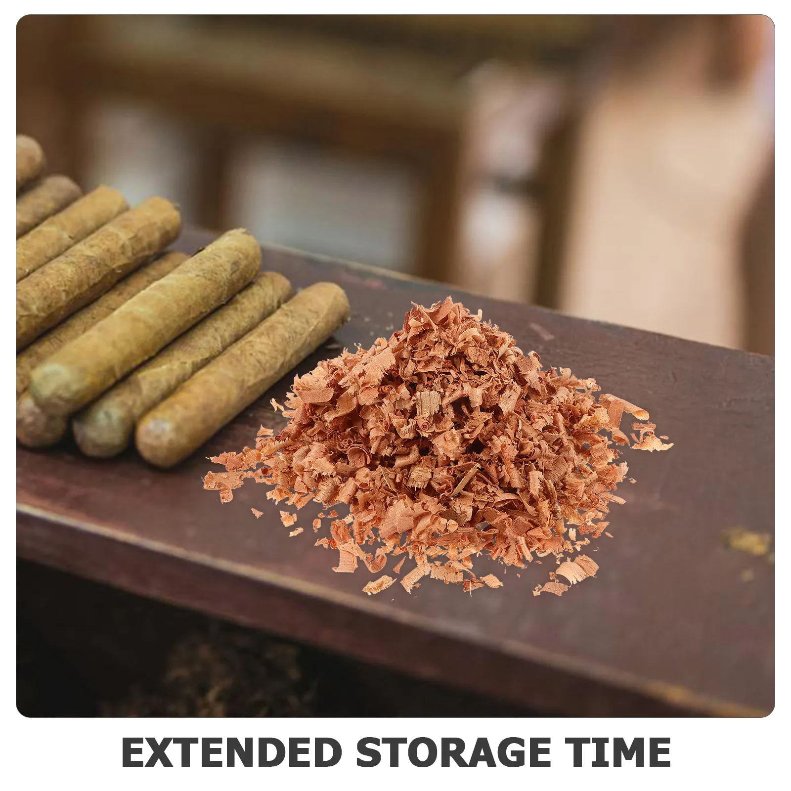 

50g Cedar Shavings for Humidors Natural Wood Scented Bug Deodorant Brown Cedar Chips Home Closet Travel