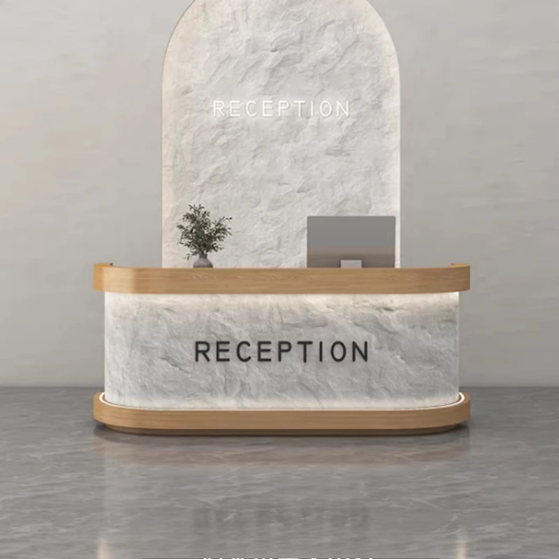 

furniture home church pulpit desk with drawers Checkout counter front desk reception counter console beauty salon counter office