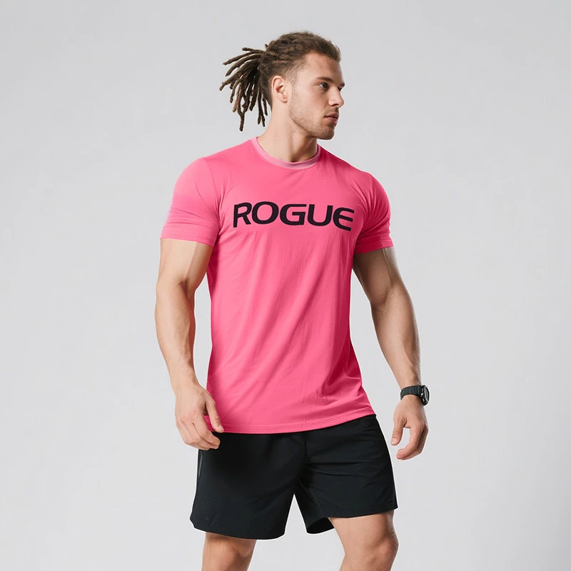New Men's and Women's Comprehensive Training Short-sleeved Exercise Squat Running Fitness Training T-shirt