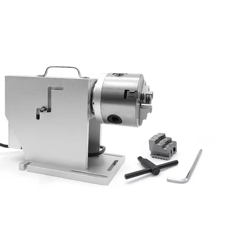 

Professional Through-Hole Rotary Axis 3 Claws with Deceleration Function Rotation Axis for Fiber Marking Engraving Machine
