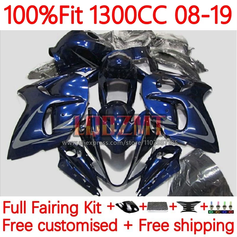 Injection For SUZUKI Hayabusa GSXR 1300 GSXR1300 CC blue stock 2008 2009 2010 2011 2012 2013 15 16 17 18 19 Fairings 173No.85