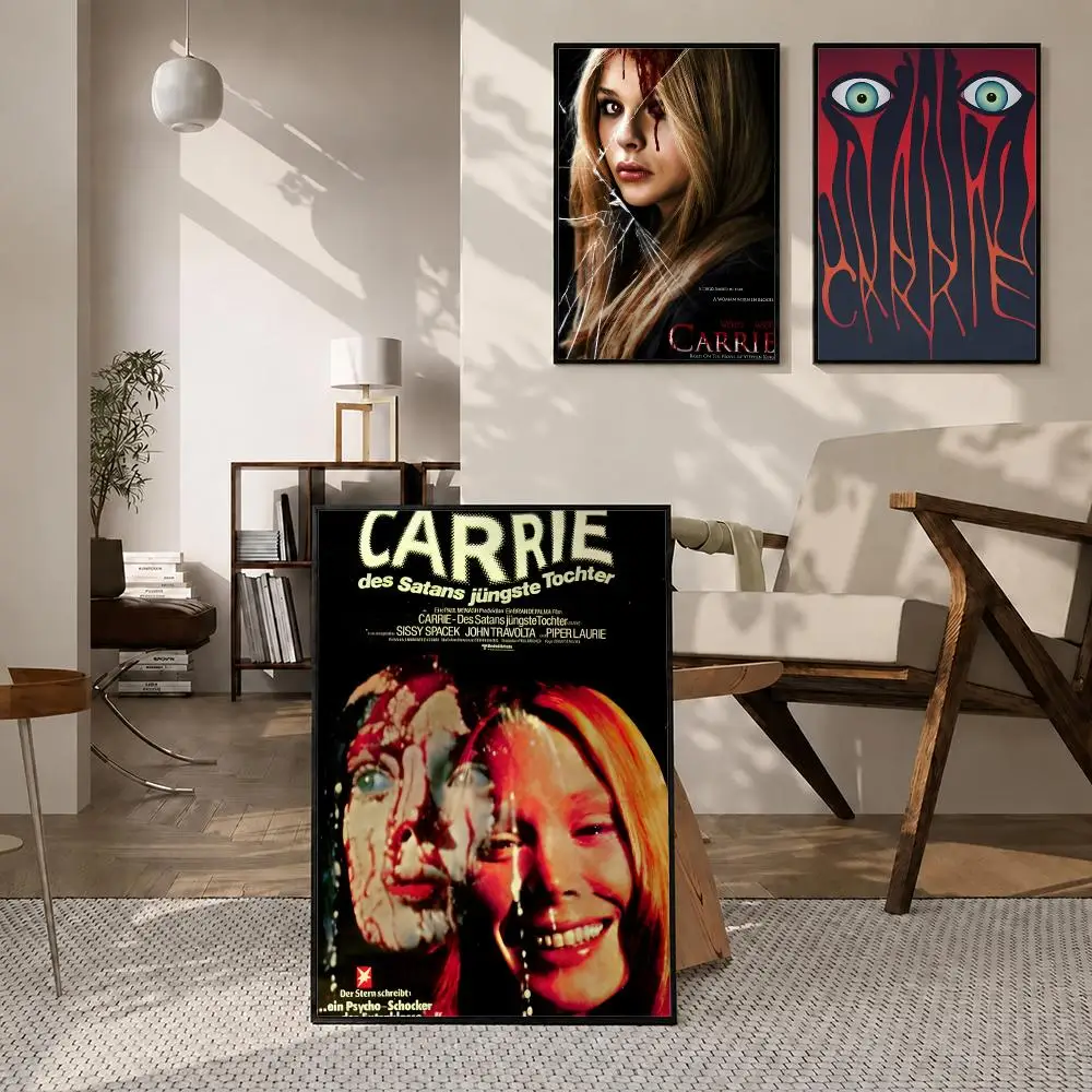 Movie Carrie Poster High-definition poster stickers, suitable for bedroom, living room, home decoration