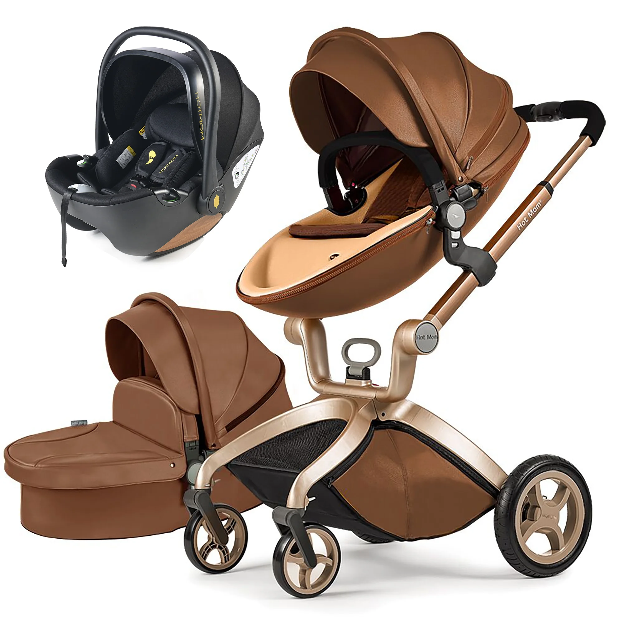 El carrito de bebé Hot Mom F22 3 en 1: Una evaluación real desde el uso diario en Europa