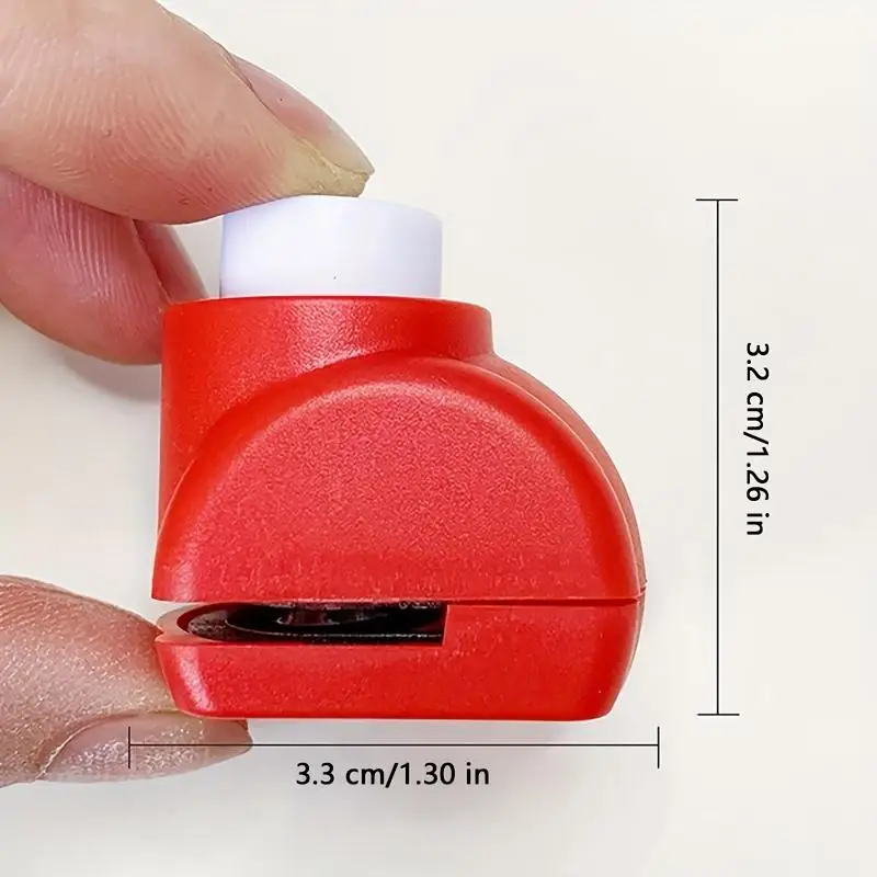 1pc Mini Small And Cute Paper Embosser, Heart-shaped  Punch, Handmade DIY Portable Love Shape Paper Art Paper Manual Punch