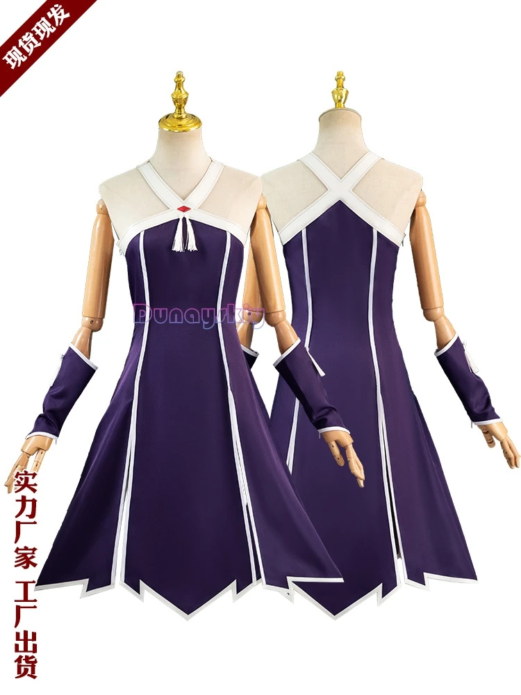 Anime Frieren Beyond Journey End Ubel Costume Cosplay Black Uniform Dress guanti cintura Set Halloween Carnival Girl Costume