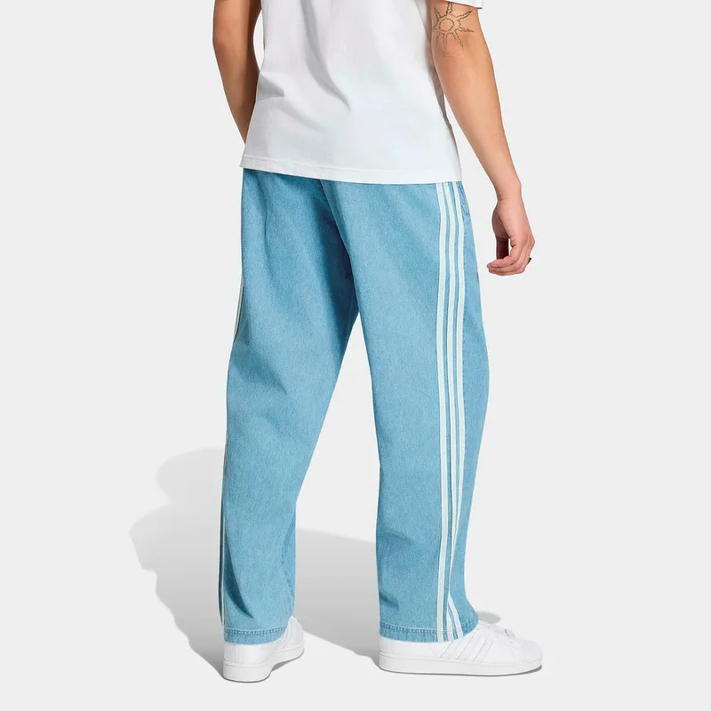 Adidas Clover Sweatpants 2026 Summer Men's Three-striped Casual Denim Trousers KX1195