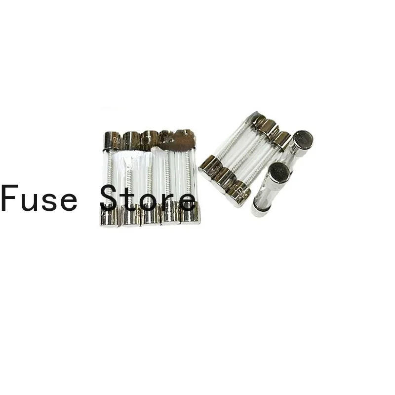 2PCS Imported Genuine Delay Slow Melting Glass Fuse BK/MDL-10-R 10A 32V
