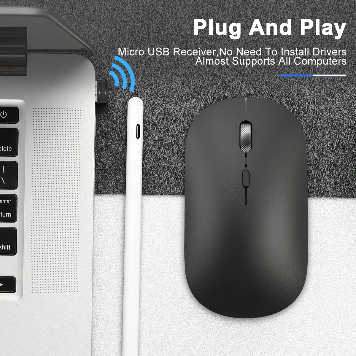 

Wireless Gaming Mouse 2.4G Computer Mouse Wireless Portable Optical Office Mice For Computer Desktop Mac Ipad Laptop Accessories