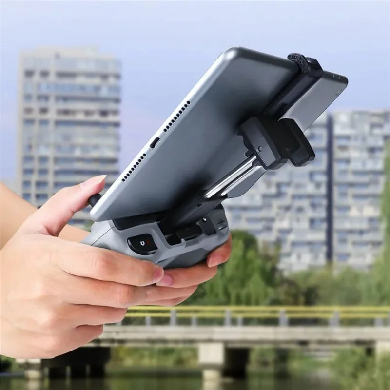 Tablet Phone Holder Adjustable Stand For DJI Mini 2 / Mavic Air 2  Drone Remote Control Quick Release Mobile Bracket Clip