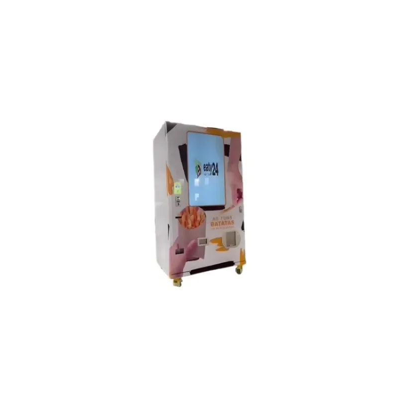 آلة بيع البطاطس المقلية الأوتوماتيكية المخصصة تدعم بطاقات الائتمان والأوراق النقدية والعملة المعدنية