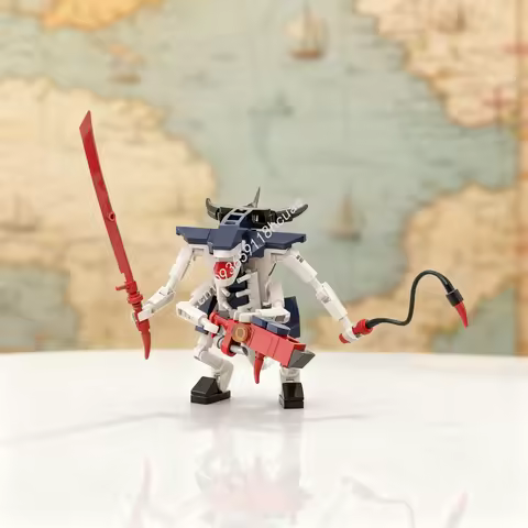 124pcs MOC Space Tyranid Warrior Prime Model Building Blocks Architecture Christmas Gifts Idea Toys Education Brick Kids