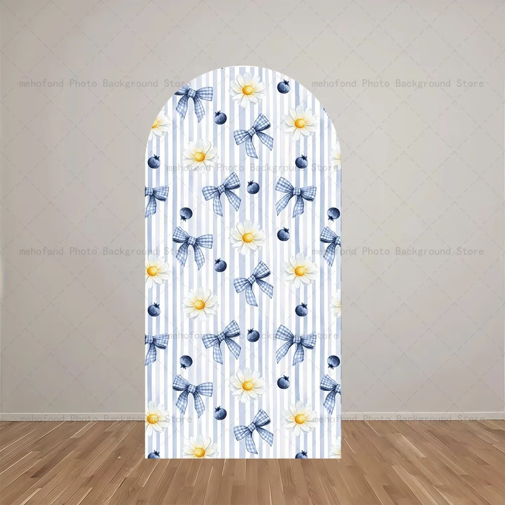 Mehofond Arch Backdrop Childhood Fun Healing Sense Berry First Birthday Kids Shower Party Decor Studio Photography Background