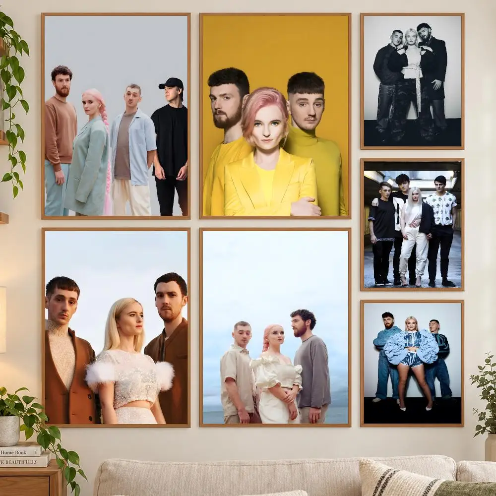Electronic Band C-Clean B-Bandit Poster HD art sticky wall waterproof home living room bedroom bar aesthetic decoration