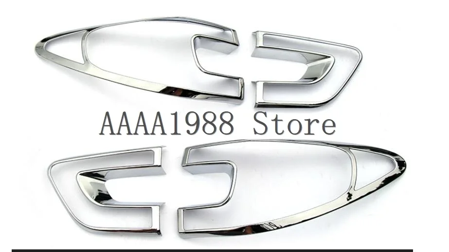 For Renault Kadjar 2016-2019 2020 2021 Chrome Head Light Lamp Cover fog trim Sticker Protector Accessories Car Styling image 3